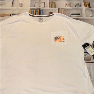 Dickies Performance Temp iQ White Flag Pocket T-Shirt